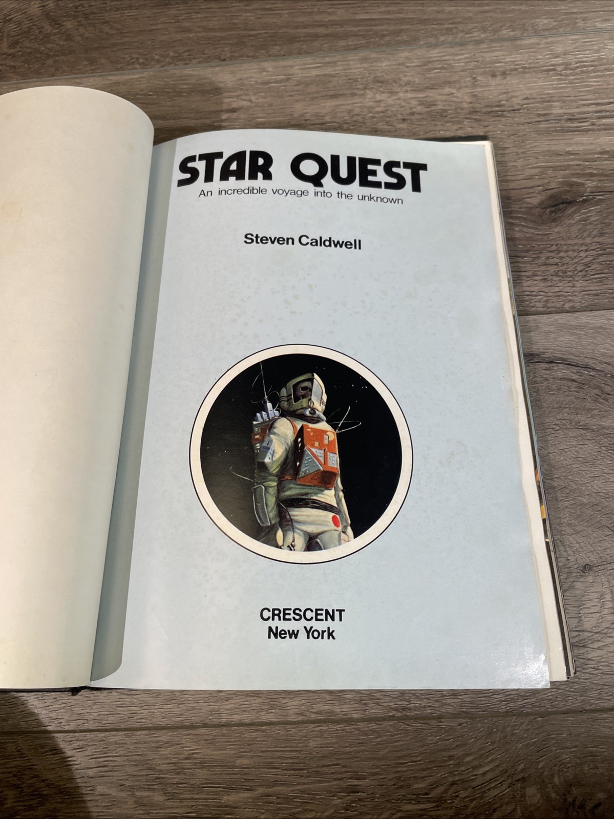 Star Quest Galactic Encounters Steven Caldwell 1979 1st Ed Crescent Books HC