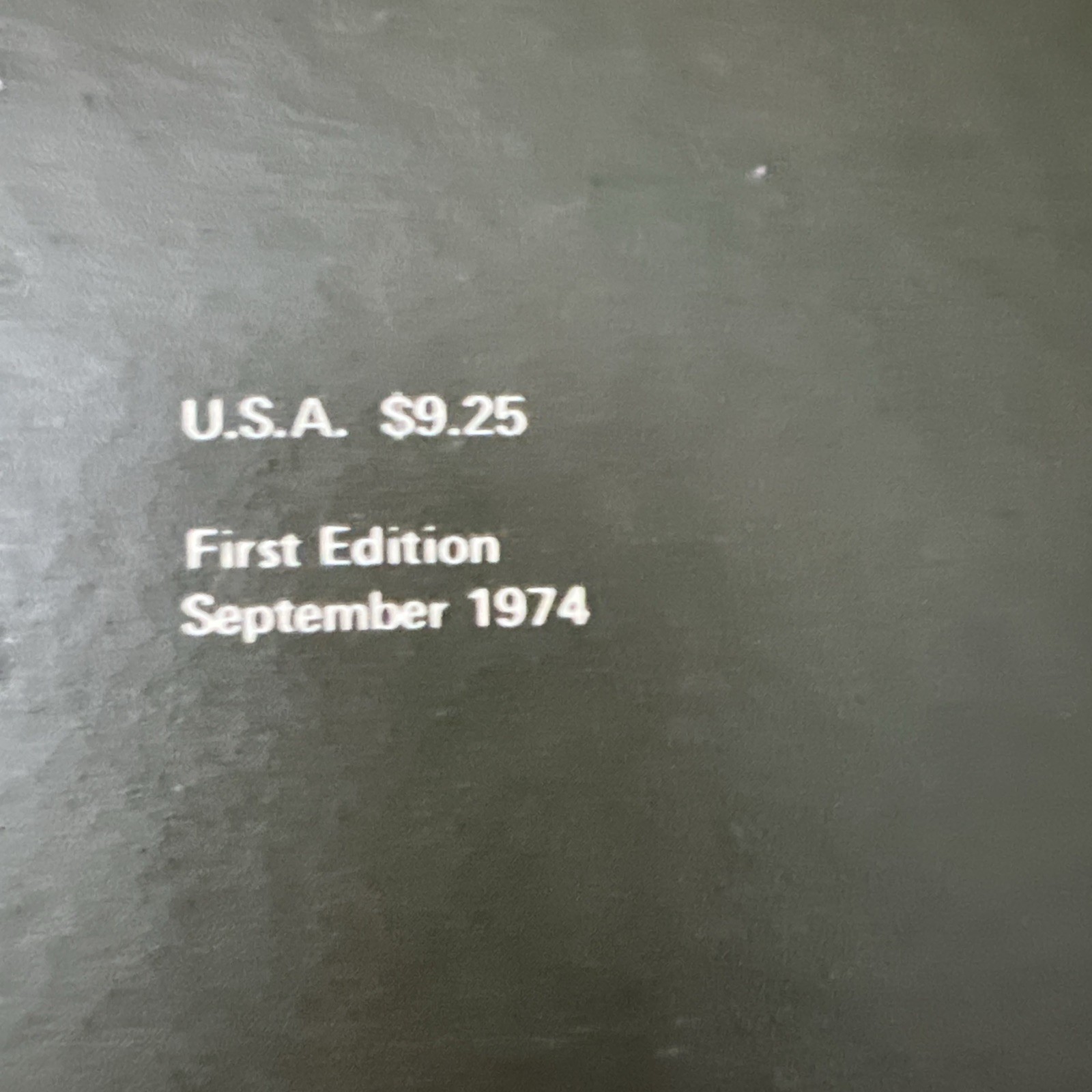 Whole Earth Epilog 1974 Jobs Stay Hungry Stewart Brand RARE Hardcover edition