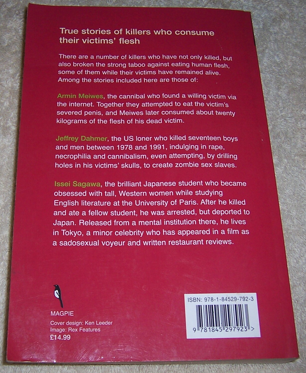 Cannibal Killers Peter Haining pb murder serial killers