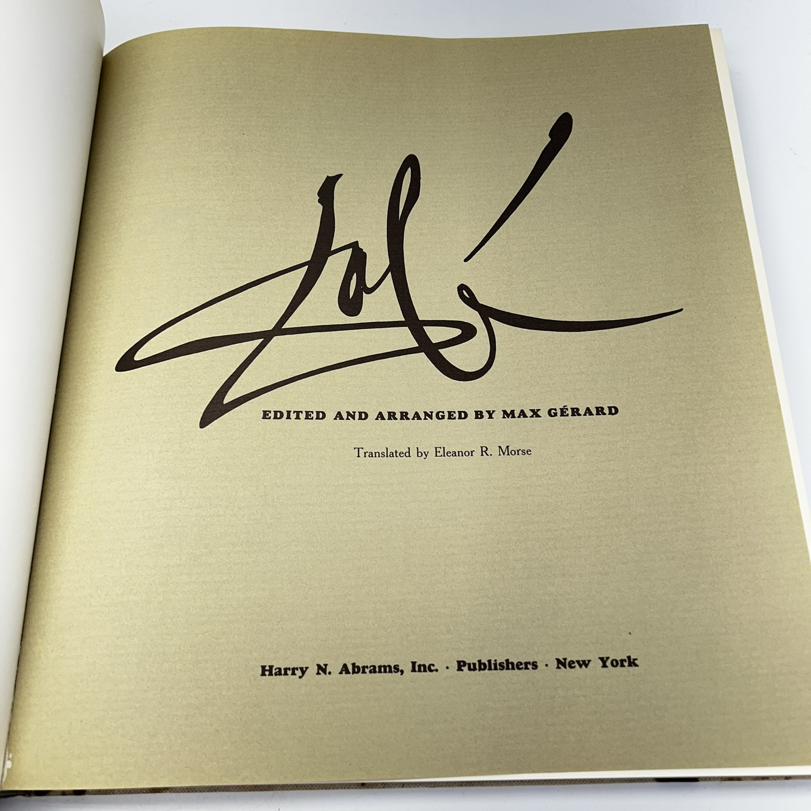 Dali by Max Gerard 1968 Harry N Abrams Inc Art Book Hardcover Surrealism