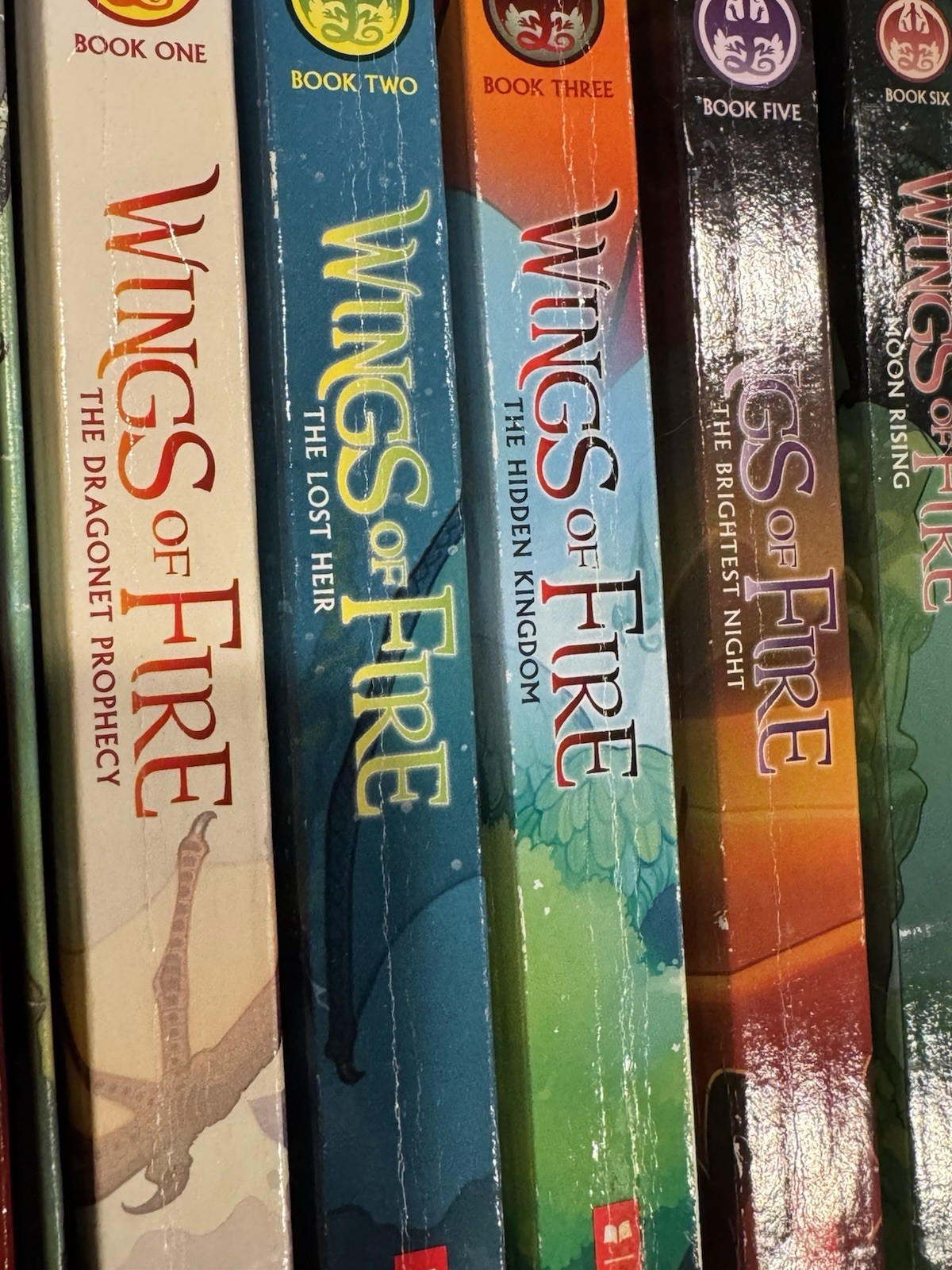 Wings of Fire by Tui Sutherland – 17 Bk Lot mixPB/HC, 1-3, 5- 14 missing book 4