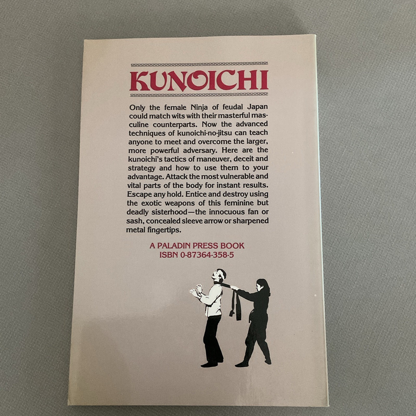 Paladin Press Kunoichi: Deadly Sisterhood of the Ninja PB by Terri Shimura 1986