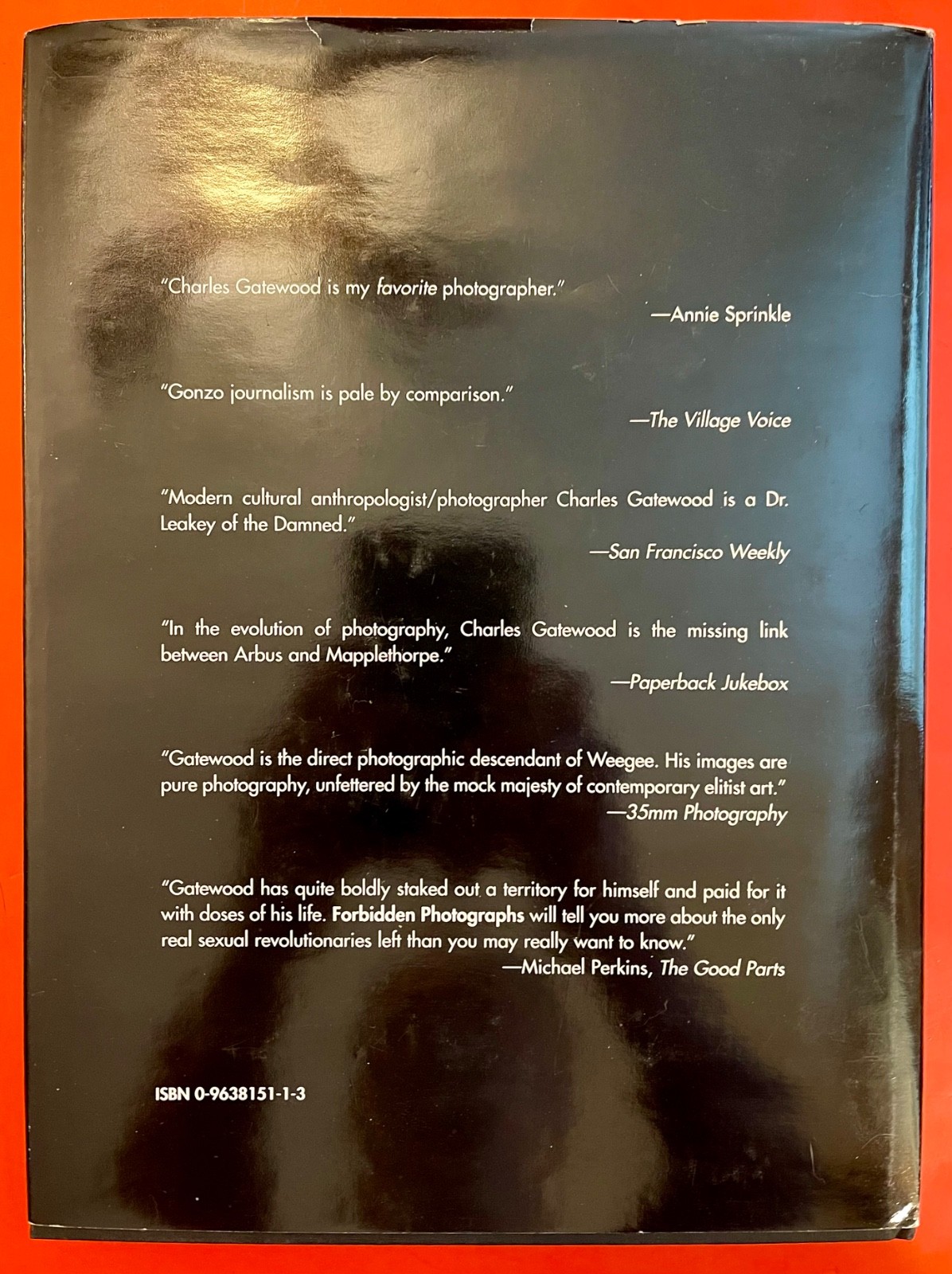 FORBIDDEN PHOTOGRAPHS- Signed By Gatewood & Spider Webb ’95 HC #533/2000 Copies!