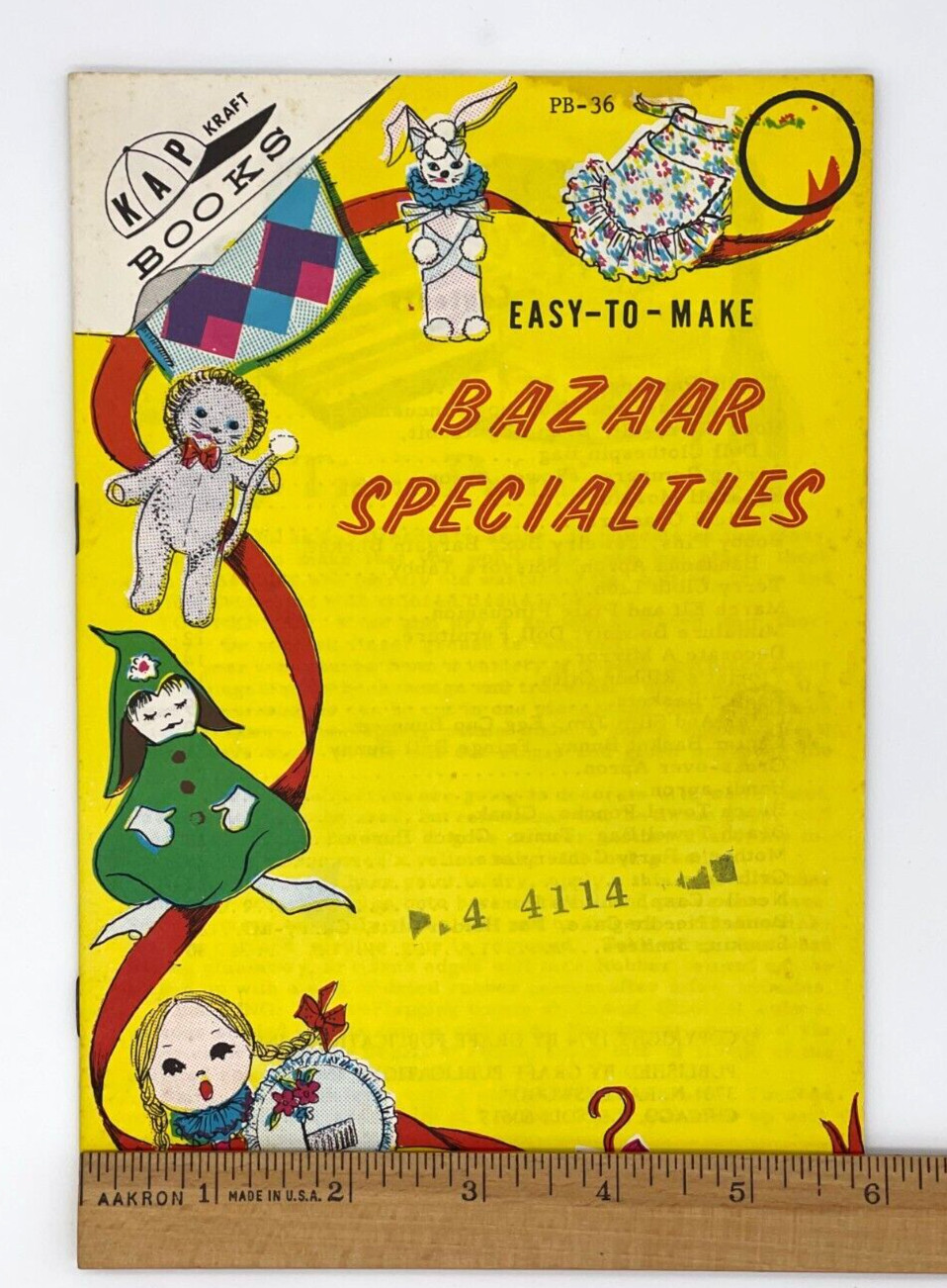 Bazaar Specialties Easy to Make Crafts by KAP Vintage 1974- 31 pages See Video