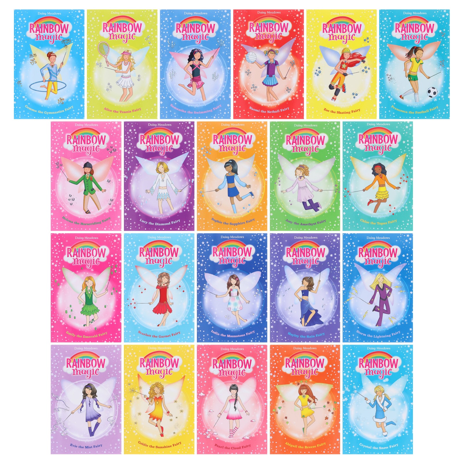 Rainbow Magic The Magical Adventure Collection 21 Books Box Set – Ages 6+ – PB