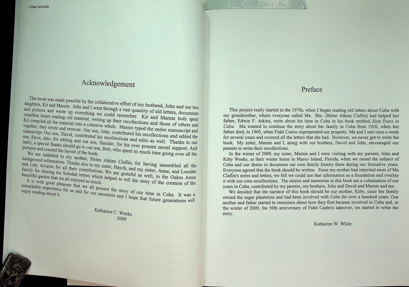 Cuban Interlude A Legacy Lost Weeks Family Soledad Sugar Plantation Cuba Memoir