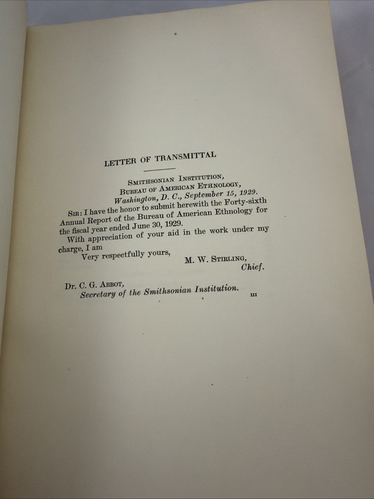 Forty-Sixth Annual Report Bureau of American Ethnology 1928-1929 Paperback