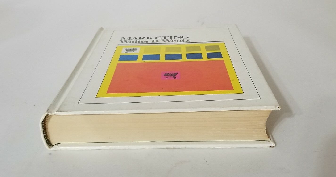 Marketing Walter B Wentz Hardcover Book English 1979 West Publishing Company