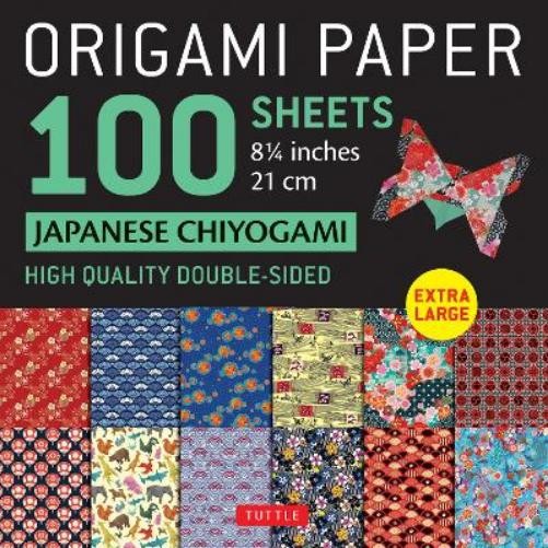 Origami Paper 100 sheets Japanese Chiyogami 8 1/4″ (21 cm)