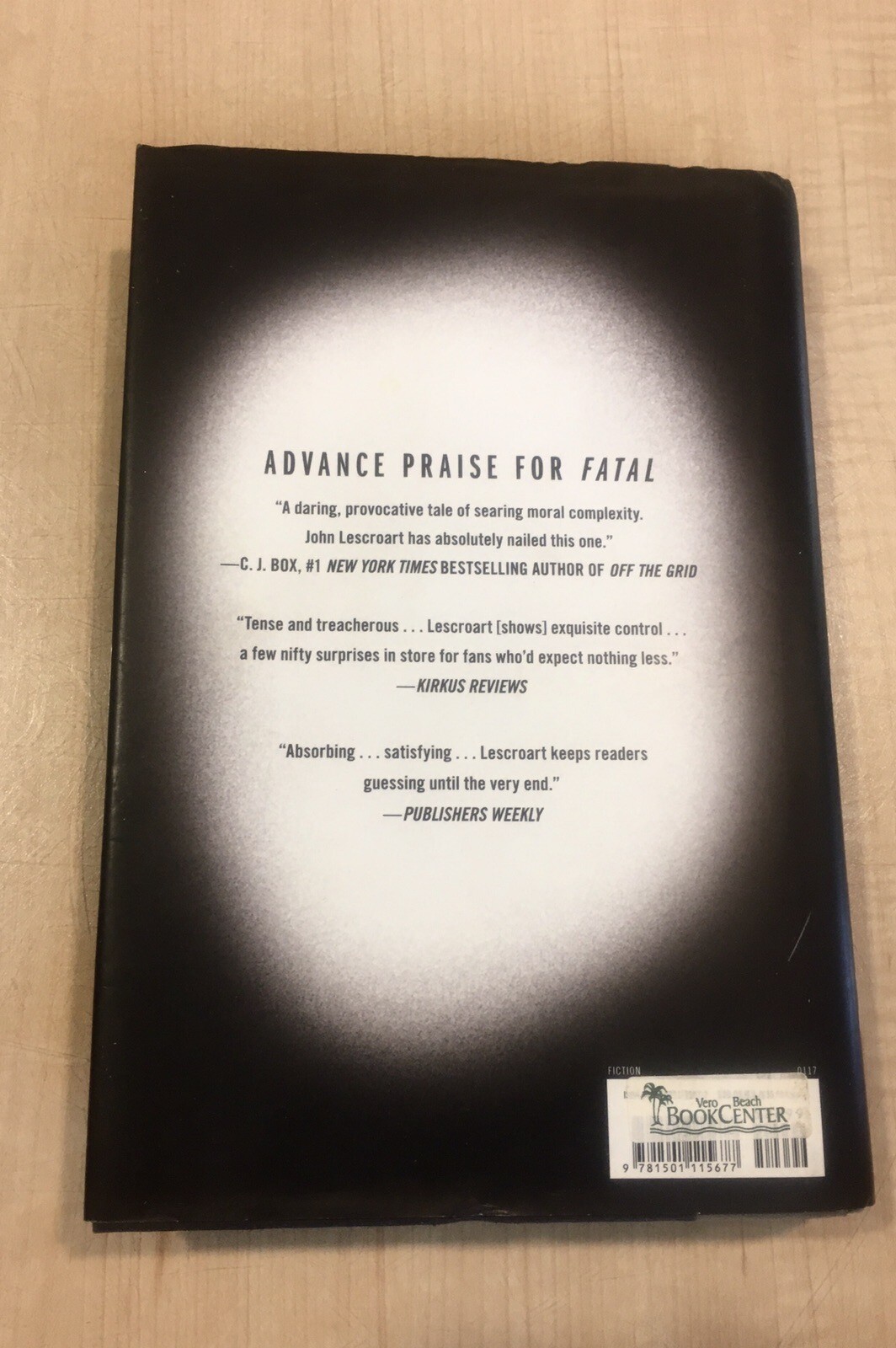 Fatal by John Lescroart HC 1st Edition January 2017 / Inscribed & Signed