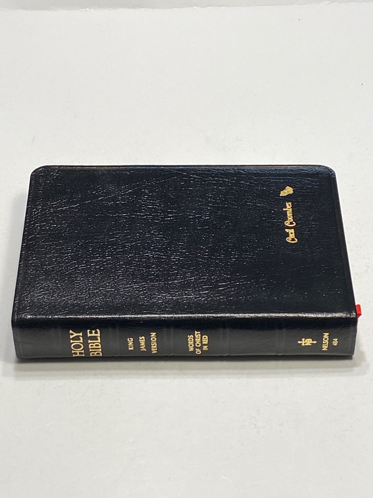 Nelson Imperial Reference Bible KJV “Black Khyber Kid Leather” Indexed 1972 #484