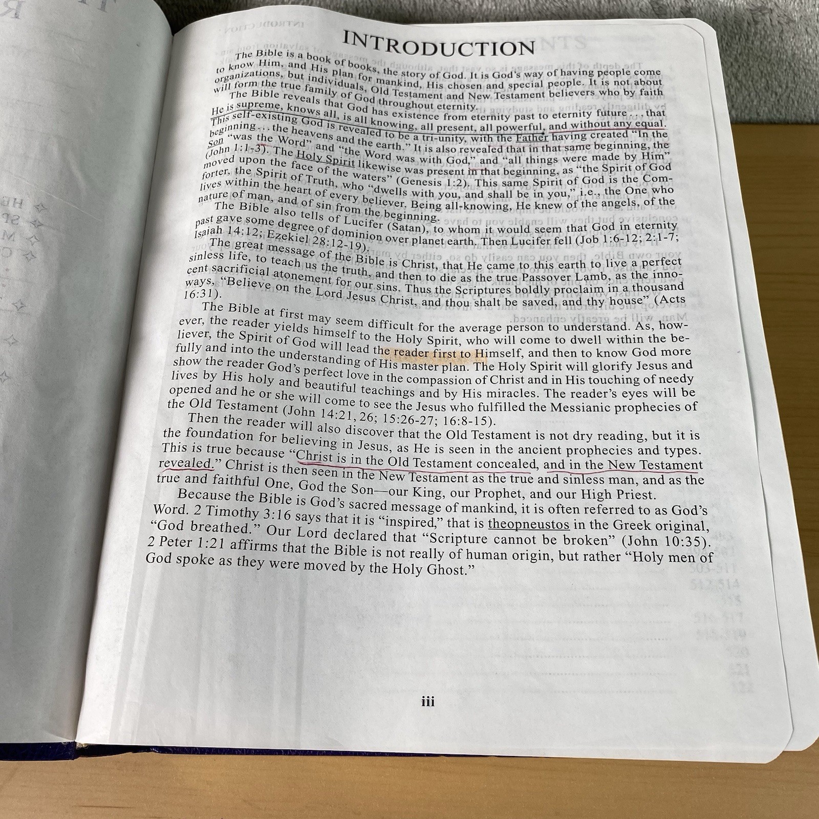 Word of God King James Bible Easy Reading Margin Edition Large Print Red Letter