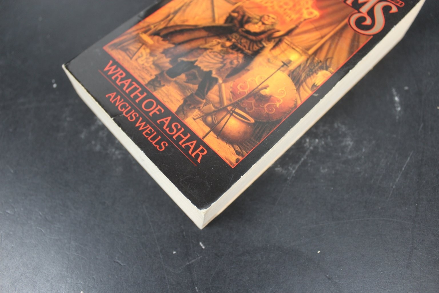 Wrath of Ashar Angus Wells 1990 Fantasy Bantam Spectra Book PB