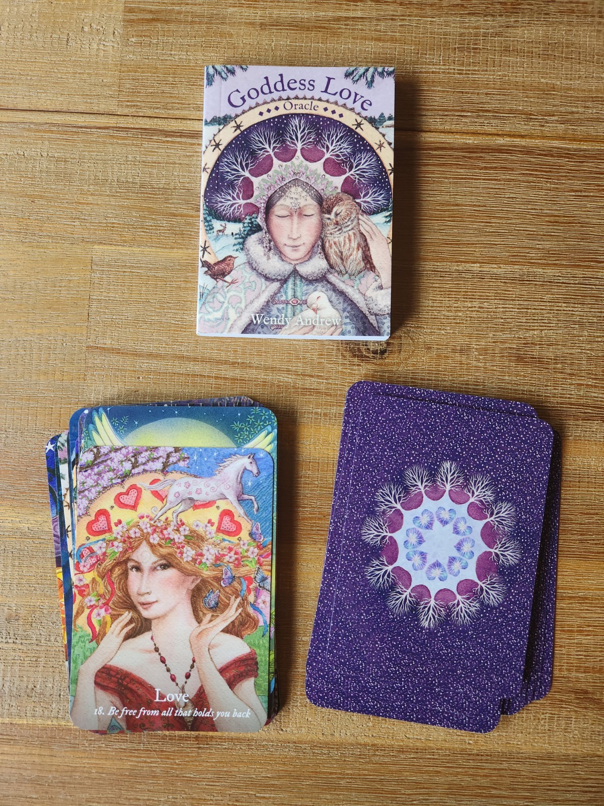Goddess Love Oracle by Wendy Andrew (2021, Cards,Flash Cards)