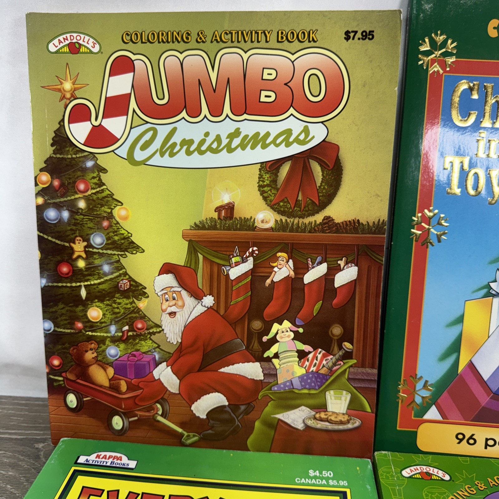 Vintage 90s Coloring Book Lot Of 5 Landoll’s Jumbo, Kappa, Paradise,Random 1990s
