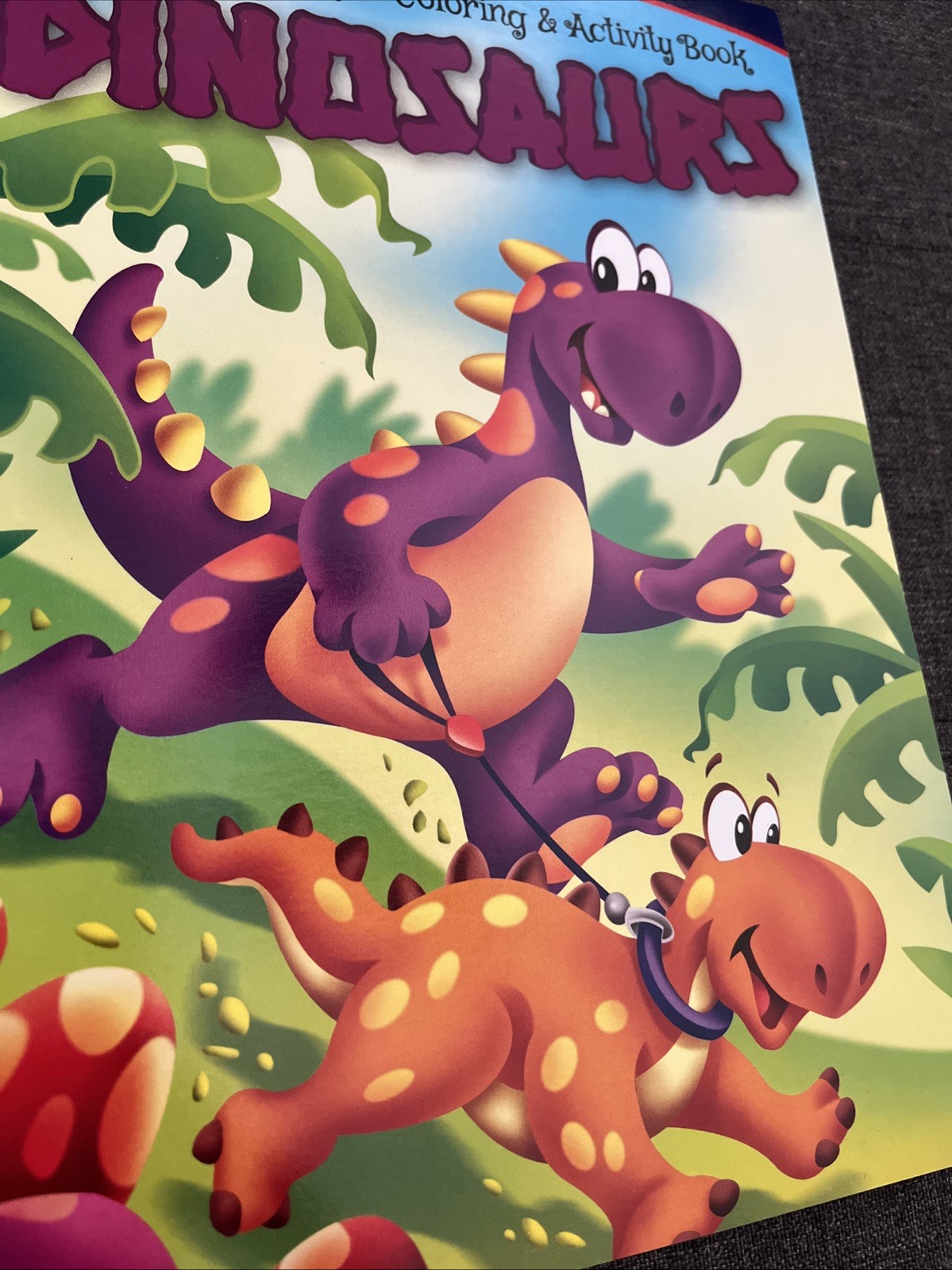 Dinosaur Jumbo Coloring & Activity Book Puzzles Games & Dinosaurs To Color