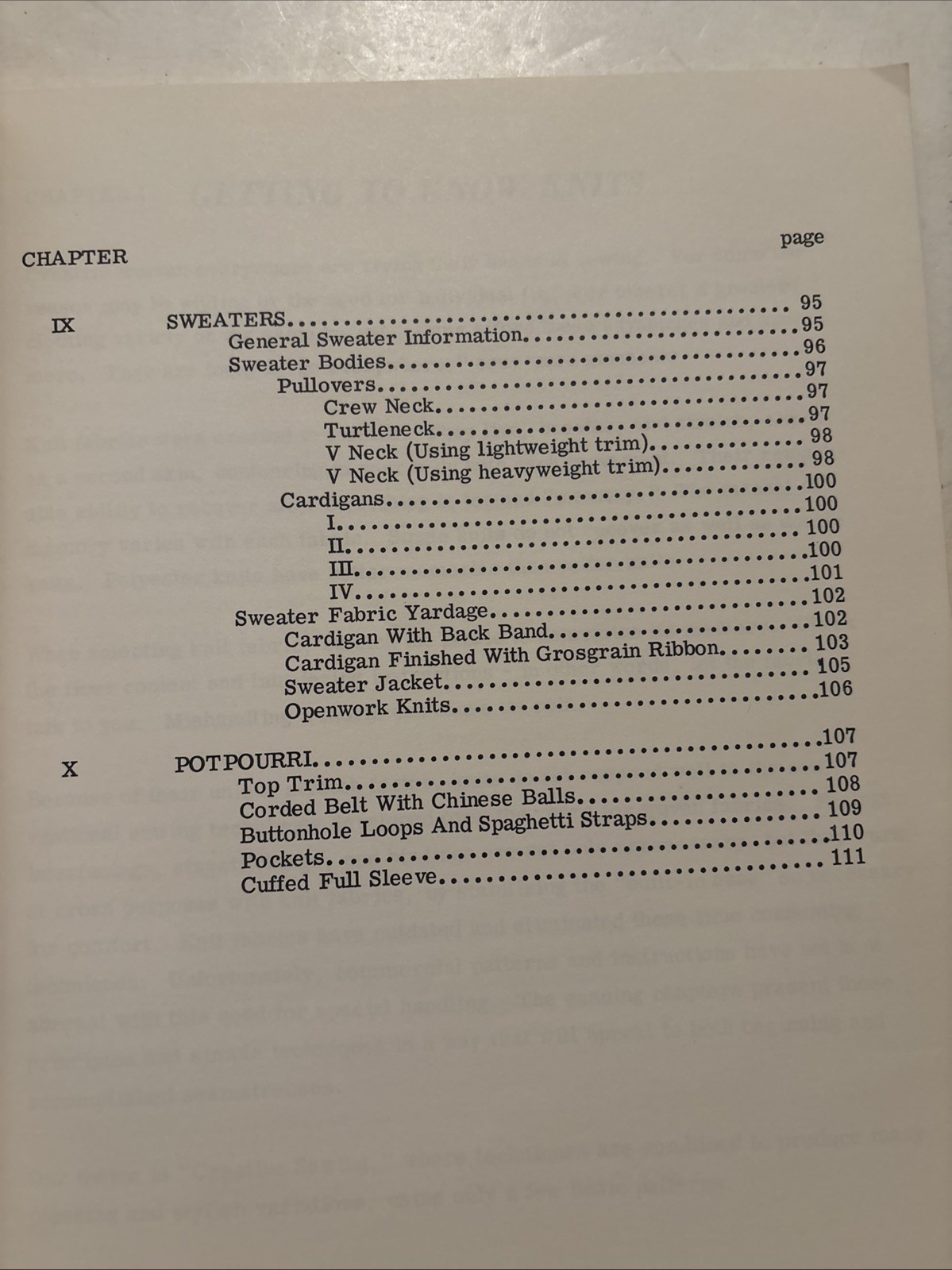 Sewing With Knits; Knit Know How by Ann Piazza & Joyce Benedict 112 pages 1971