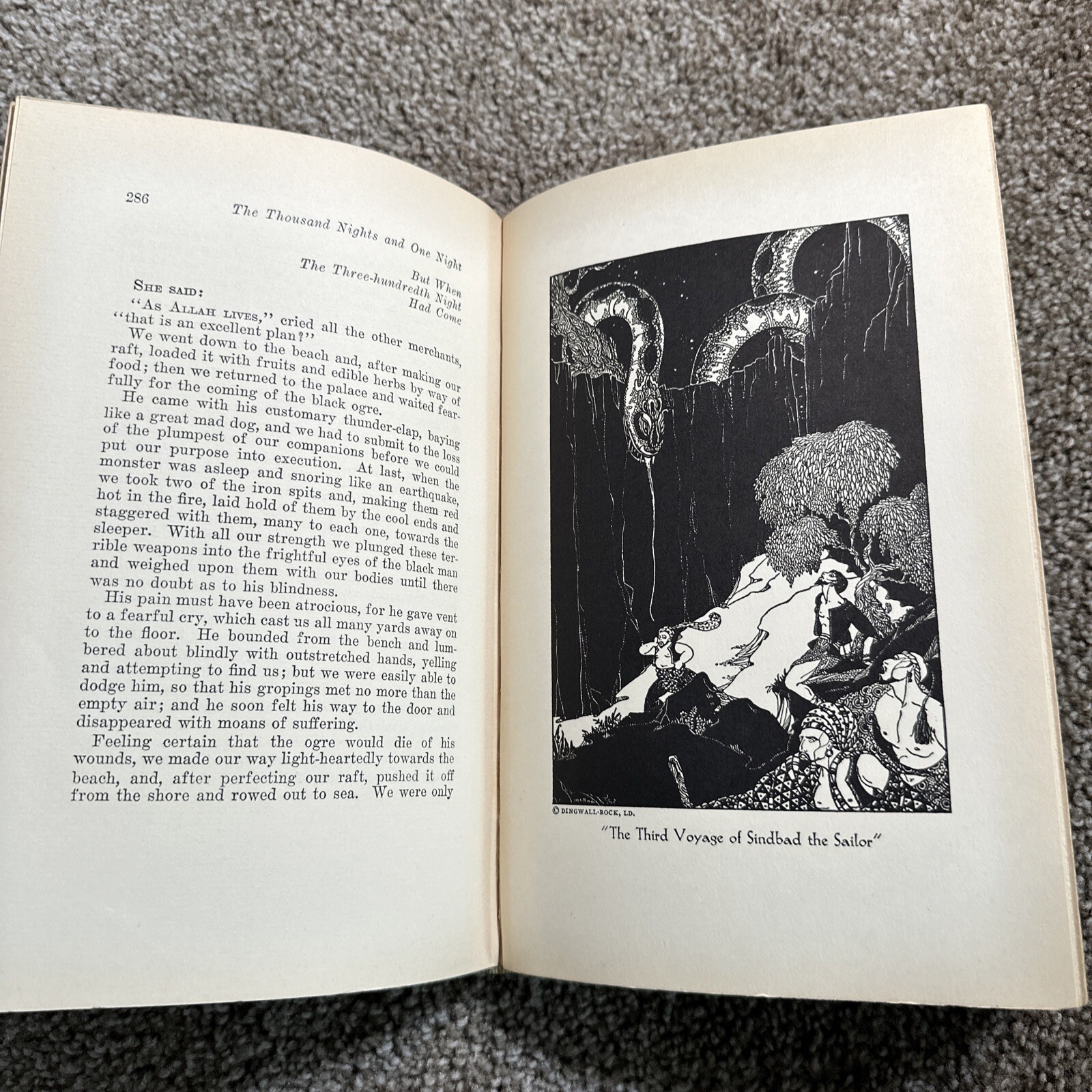 Book of Thousand Nights and One Night 3/8 Vols. 2 3 6 Set E. Powys Mathers 1930