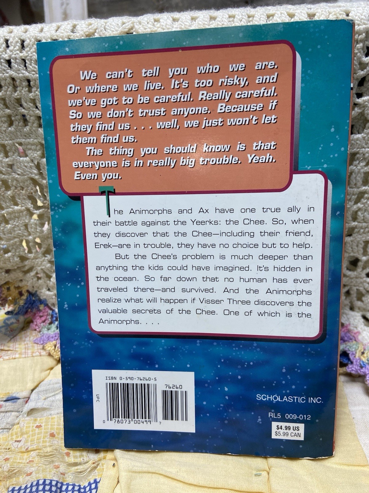 Animorphs #27 The Exposed 1st Print Paperback Scholastic Vintage K.A. Applegate