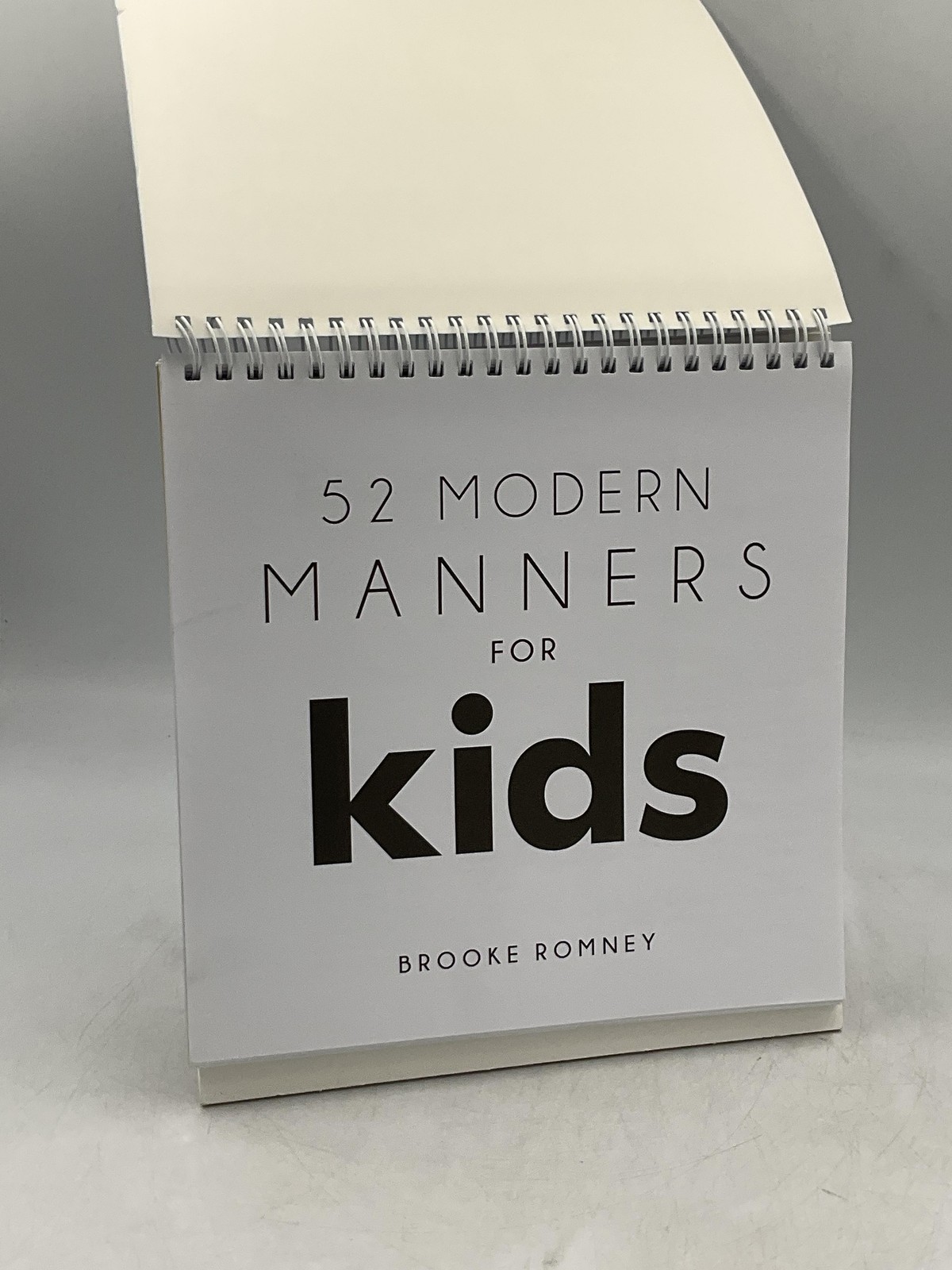 52 Modern Manners For Kids Brooke Romney 2023 Paperback Ring-Wire Bound