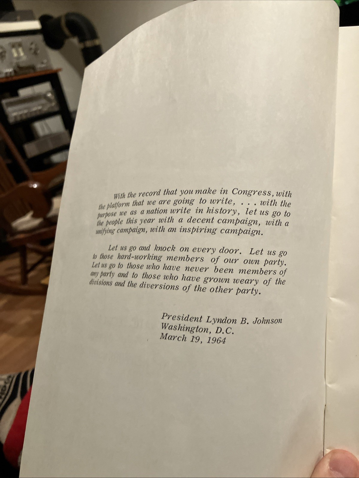 Progress 1961-1964 Democratic Legislative Achievement