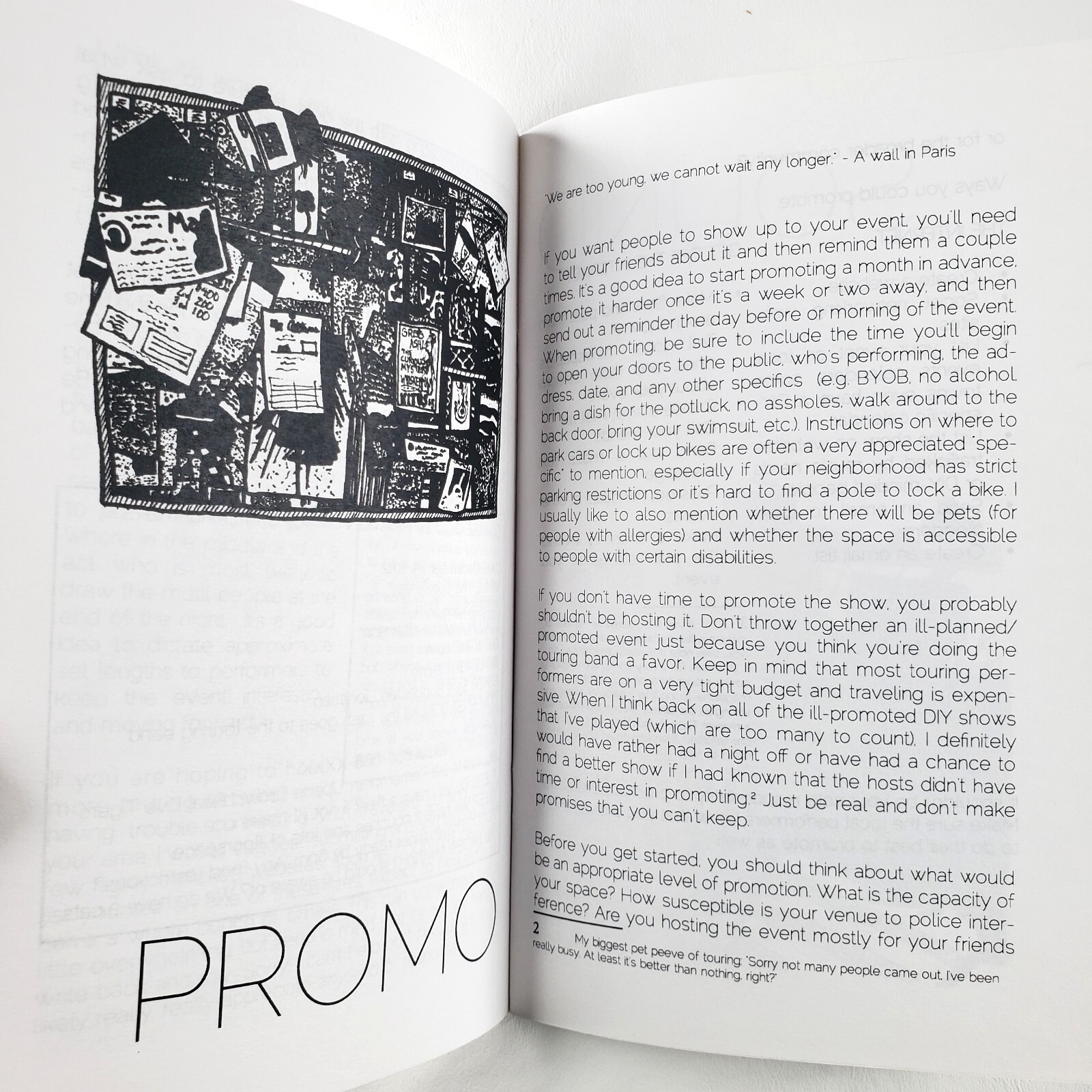 Building DIY Spaces Zine Book 2012 Independent Punk Music Rad Show Guide A271