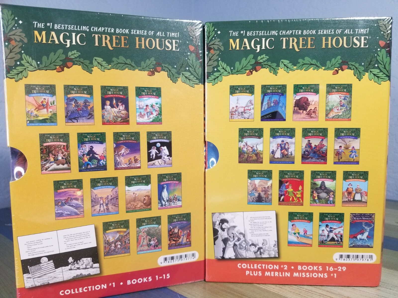 Magic Tree House Collection #1 & #2 Books 1-29 plus 1 Merlin Factory Sealed NIB