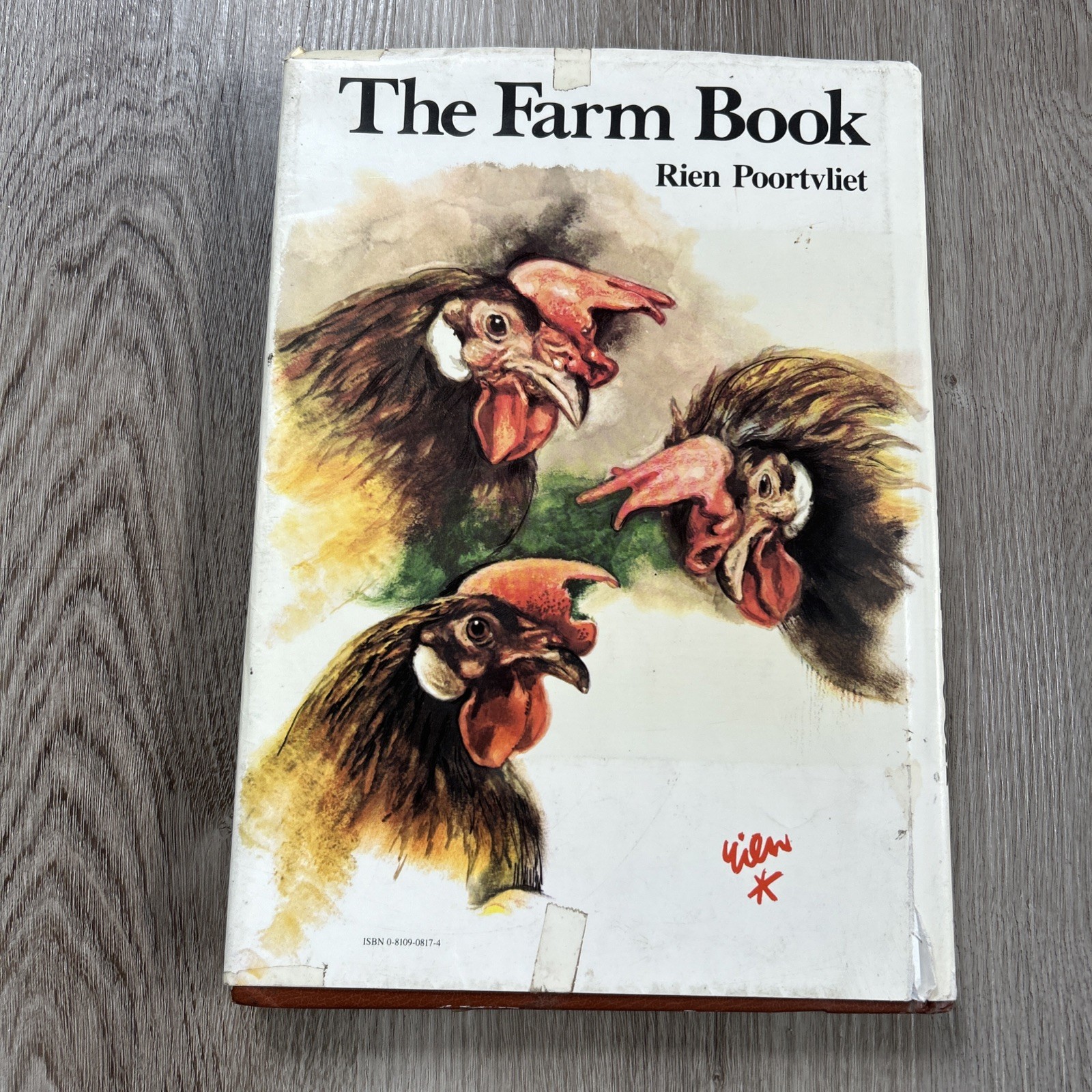 The Farm Book by Rien Poortvliet 1980 Harry N Abrams Hardcover & Dust Jacket