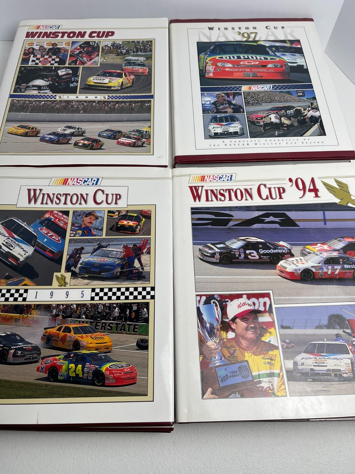 Massive Lot of Nascar Winston Cup and Misc Hardcover Books Collectible VTG (26)