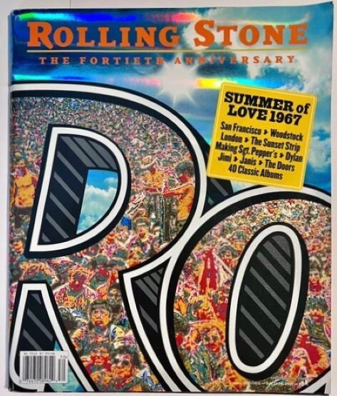 ROLLING STONE – FORTIETH ANNIVERSARY / SUMMER OF LOVE 1967 – 7/12/07 – 146 PAGES