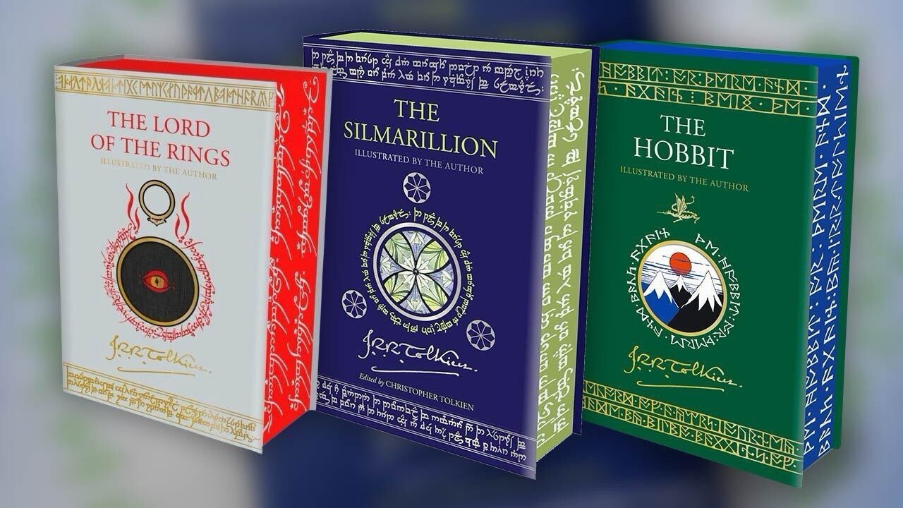 J.R.R. Tolkien Illustrated Box Set: LOTR, Hobbit, Silmarillion SEALED BRAND NEW