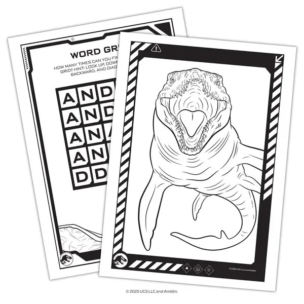 Jurassic World Jumbo Coloring and Activity Book