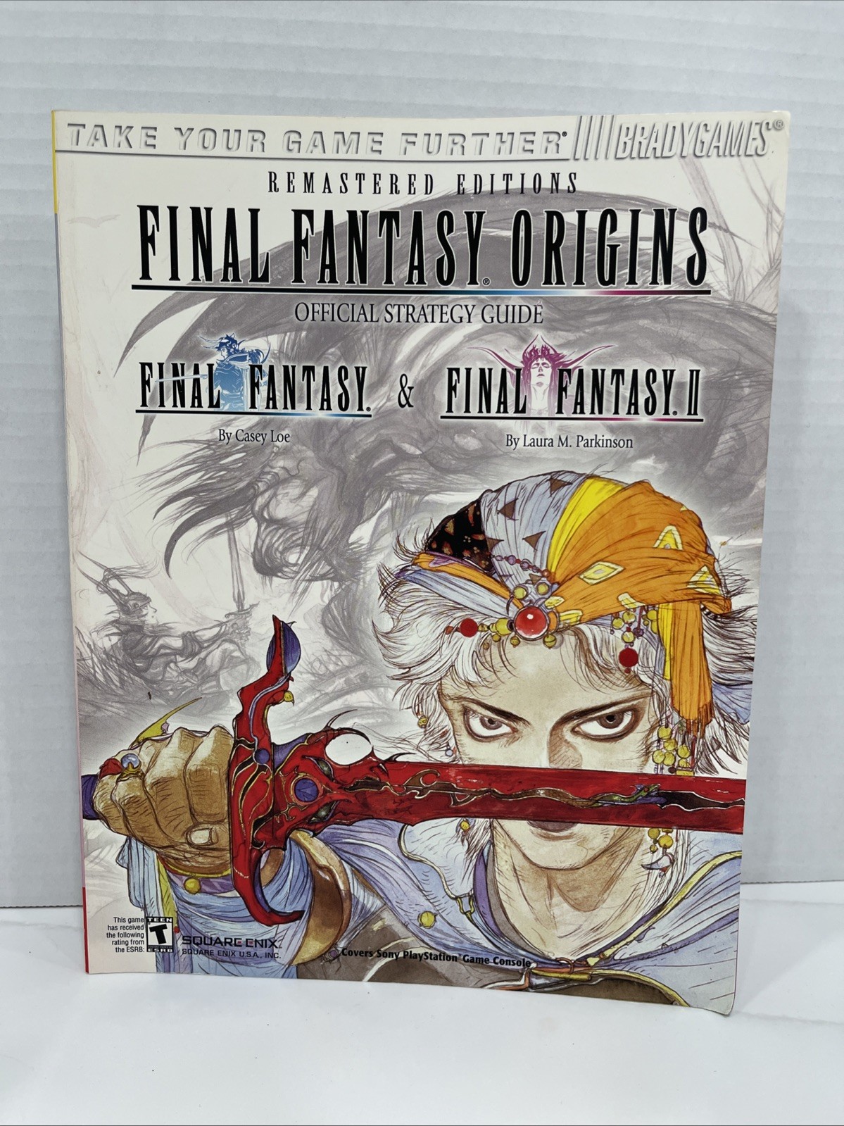 Final Fantasy Origins Strategy Guide BradyGames Sony Playstation PS1 Square Enix