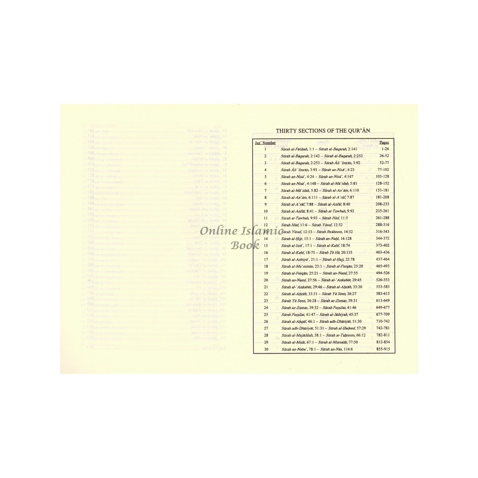 The Quran (Arabic Text with Corresponding English Meaning) 6.5 X 4.6 INCH