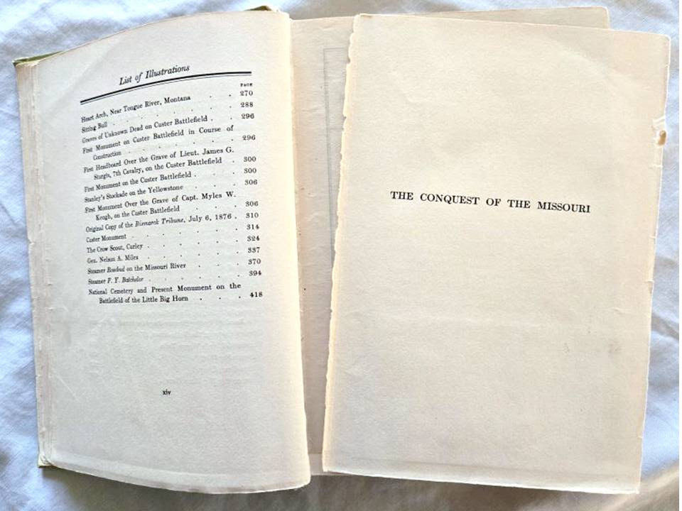 1909 The Conquest of the Missouri by Joseph Mills Hanson 1st edition h/c