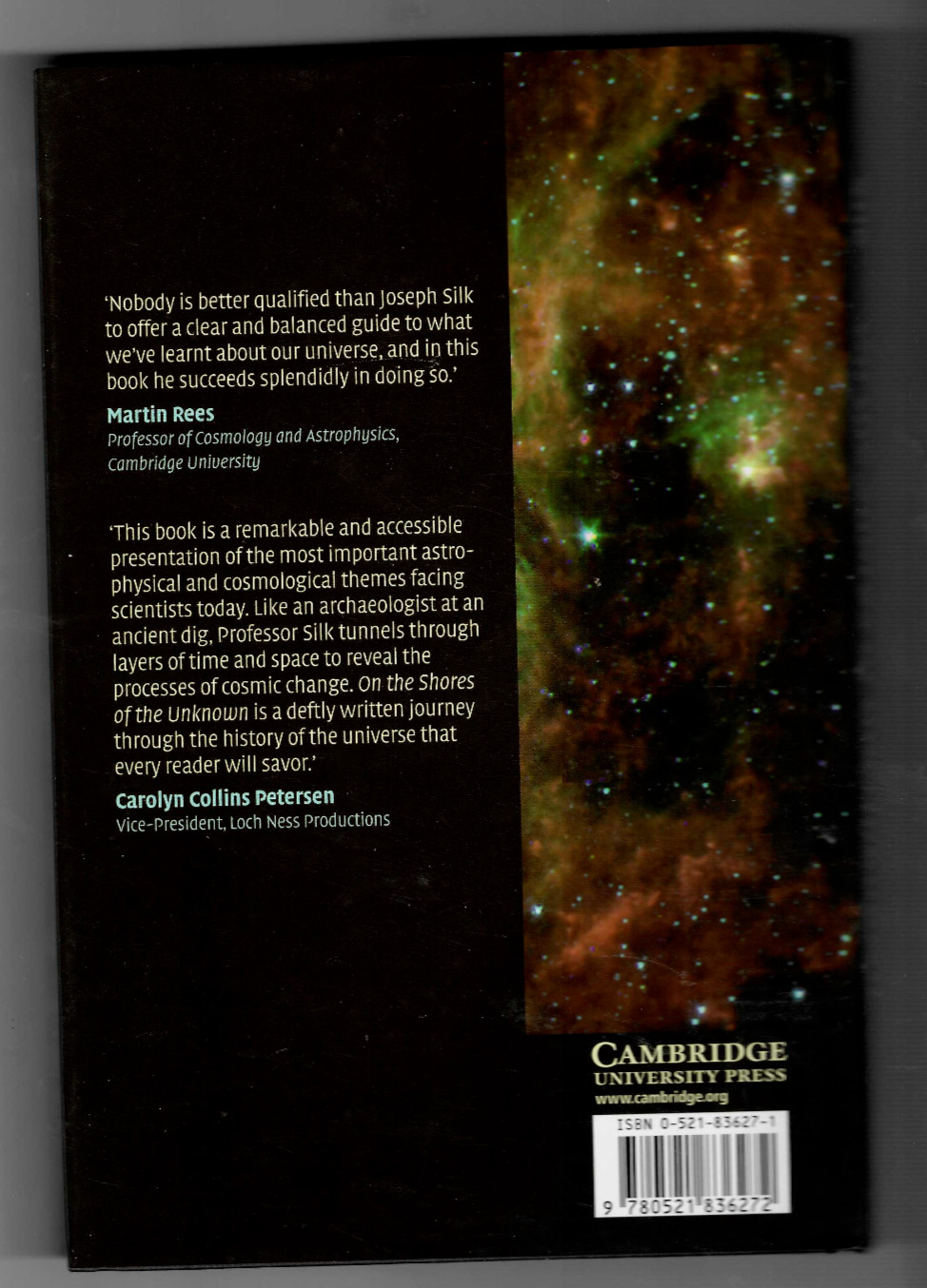 On the Shores of the Unknown: A Short History of the Universe,Hardcover byJ Silk