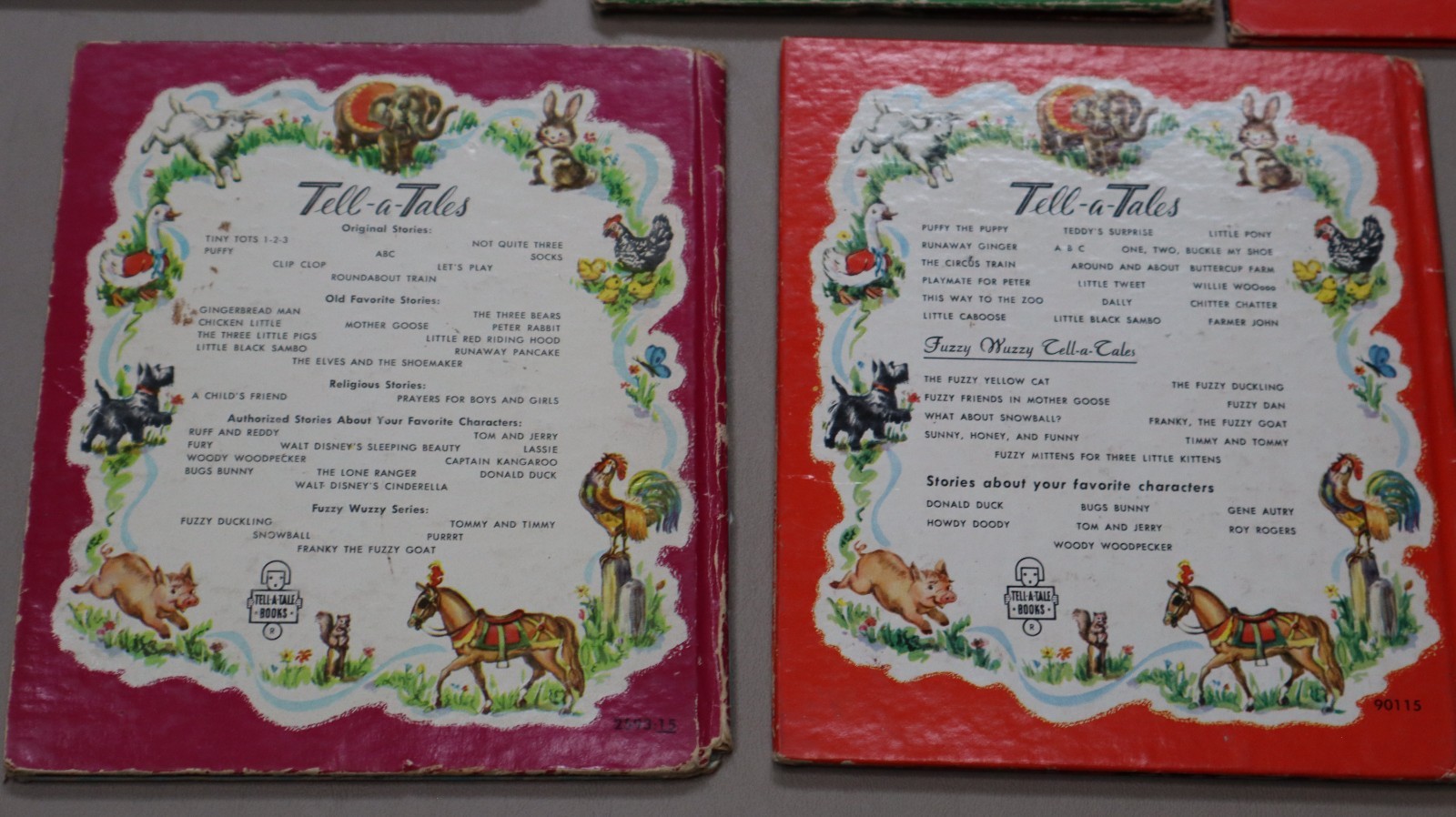 5 Vintage Tell-a-Tales Books – SEE PHOTOS FOR TITLES – 5.5″ x 6.5″
