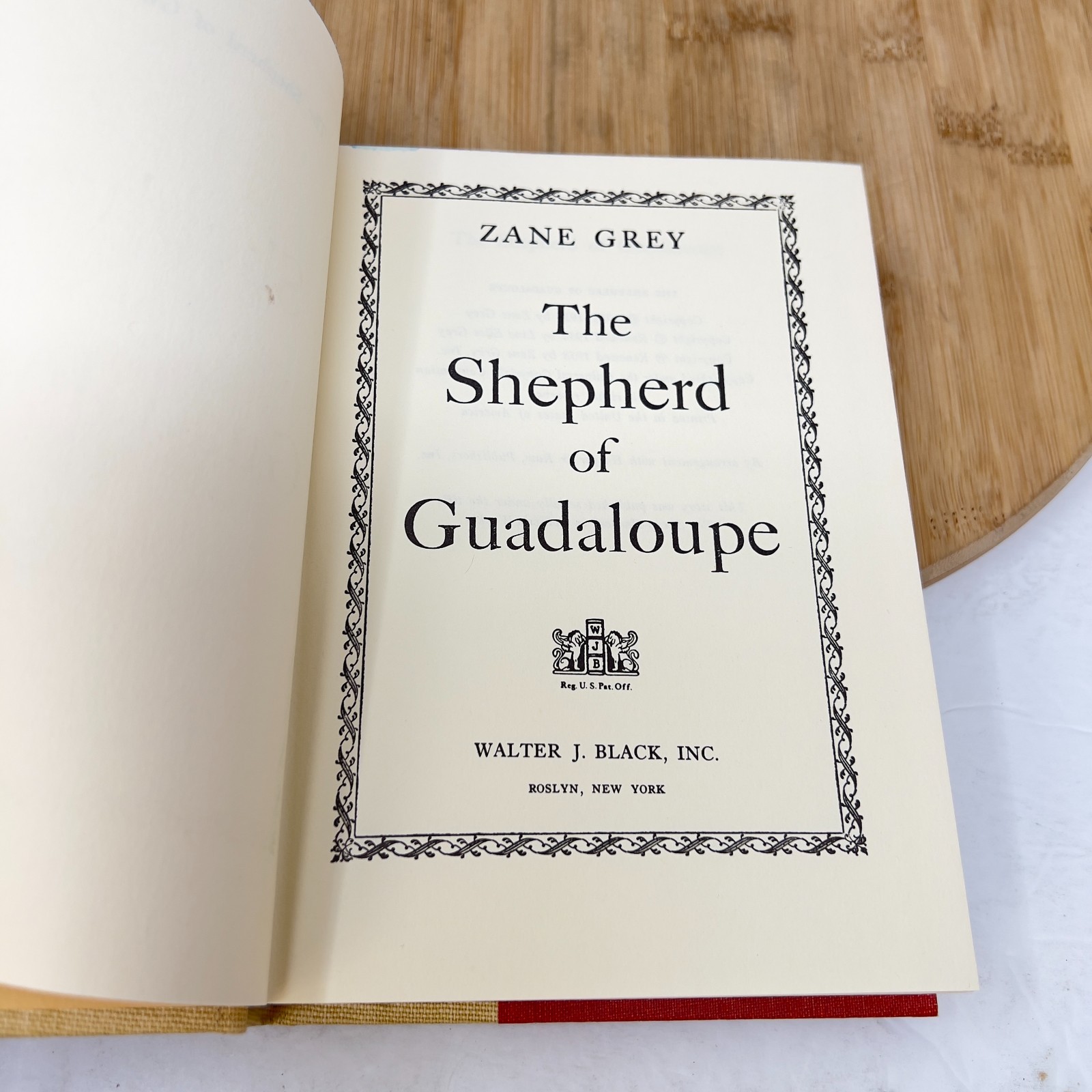 The Shepherd of Guadaloupe by Zane Grey 1958 HC