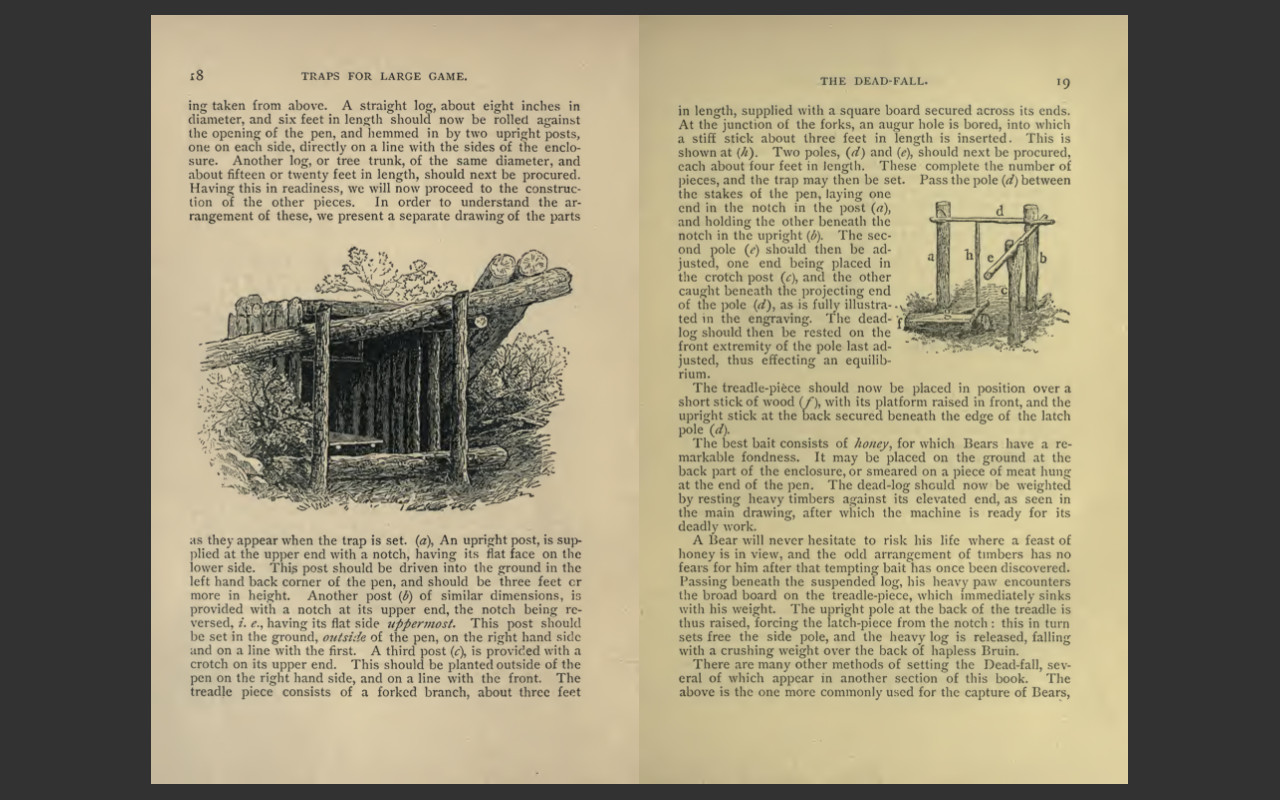 Camp Life in the Woods and the Tricks of Trapping and Trap Making -E-Book CD-ROM