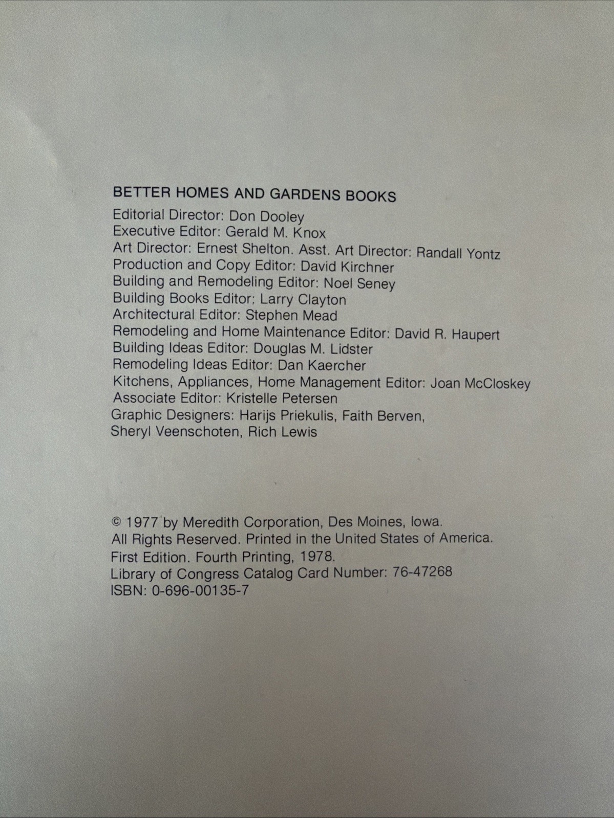 Better Homes and Gardens Outdoor Projects You Can Build – 1977 Meredith Corp