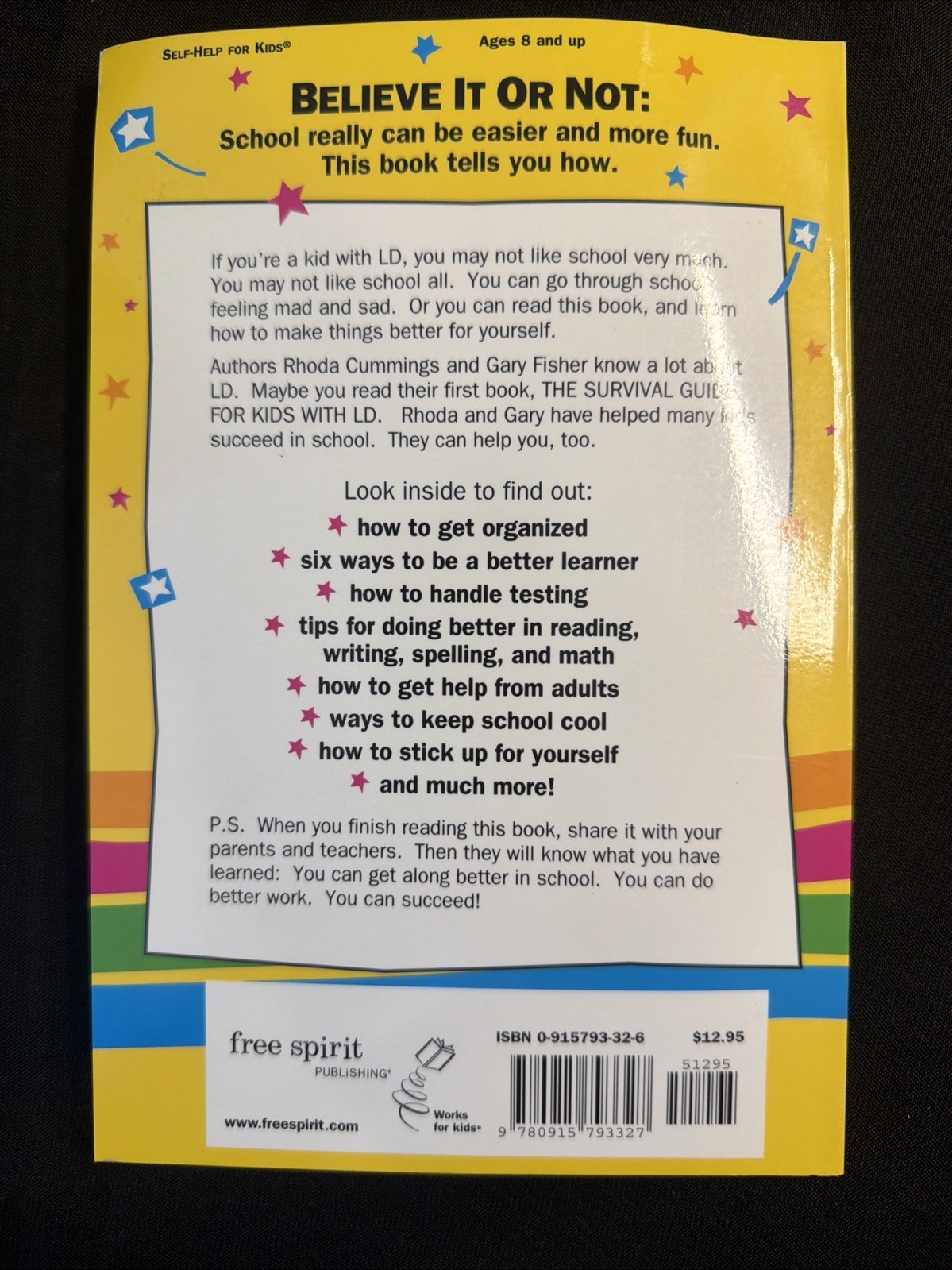 Self-Help for Kids Ser.: The School Survival Guide for Kids with LD (Learning…