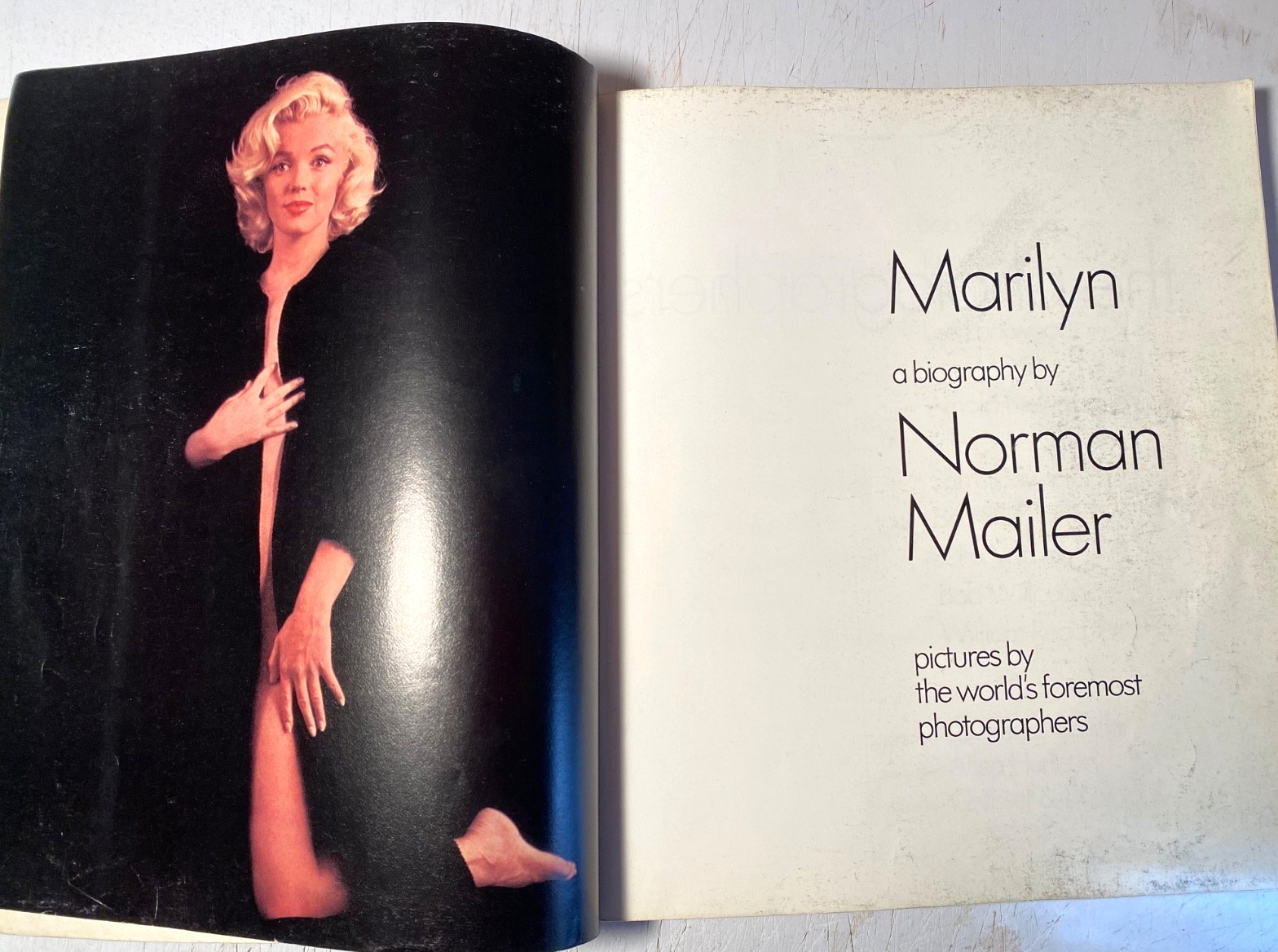 MARILYN A BIOGRAPHY-NORMAN MAILER 1ST QUALTY PB ED 1974 VG **CLIPPINGS ARCHIVE**