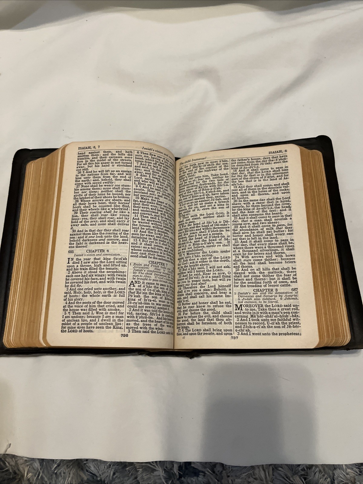 Vintage The Holy Bible The National Bible Press KJV Self-Pronouncing 1940