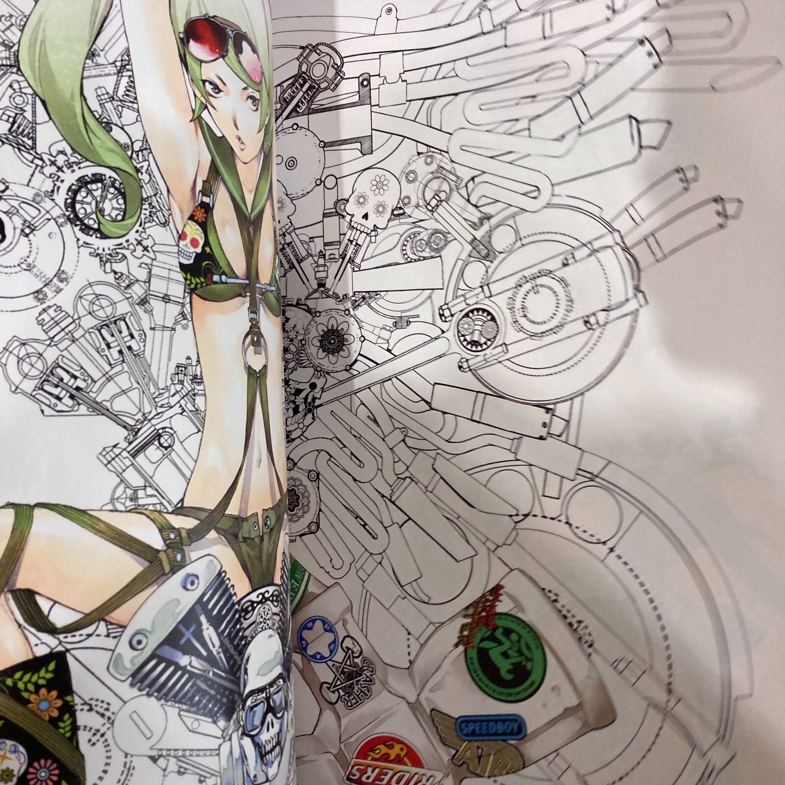 Ito Ogure Art Book & Blast Oh great! Illustration