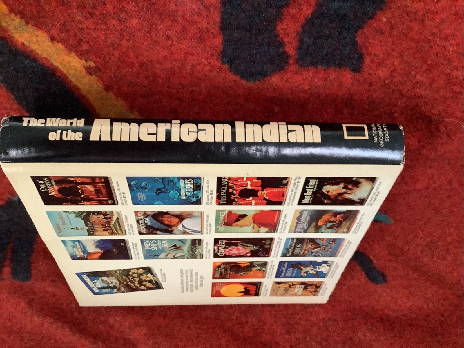 “The World Of The American Indian “ By National Geography Society Book EUC
