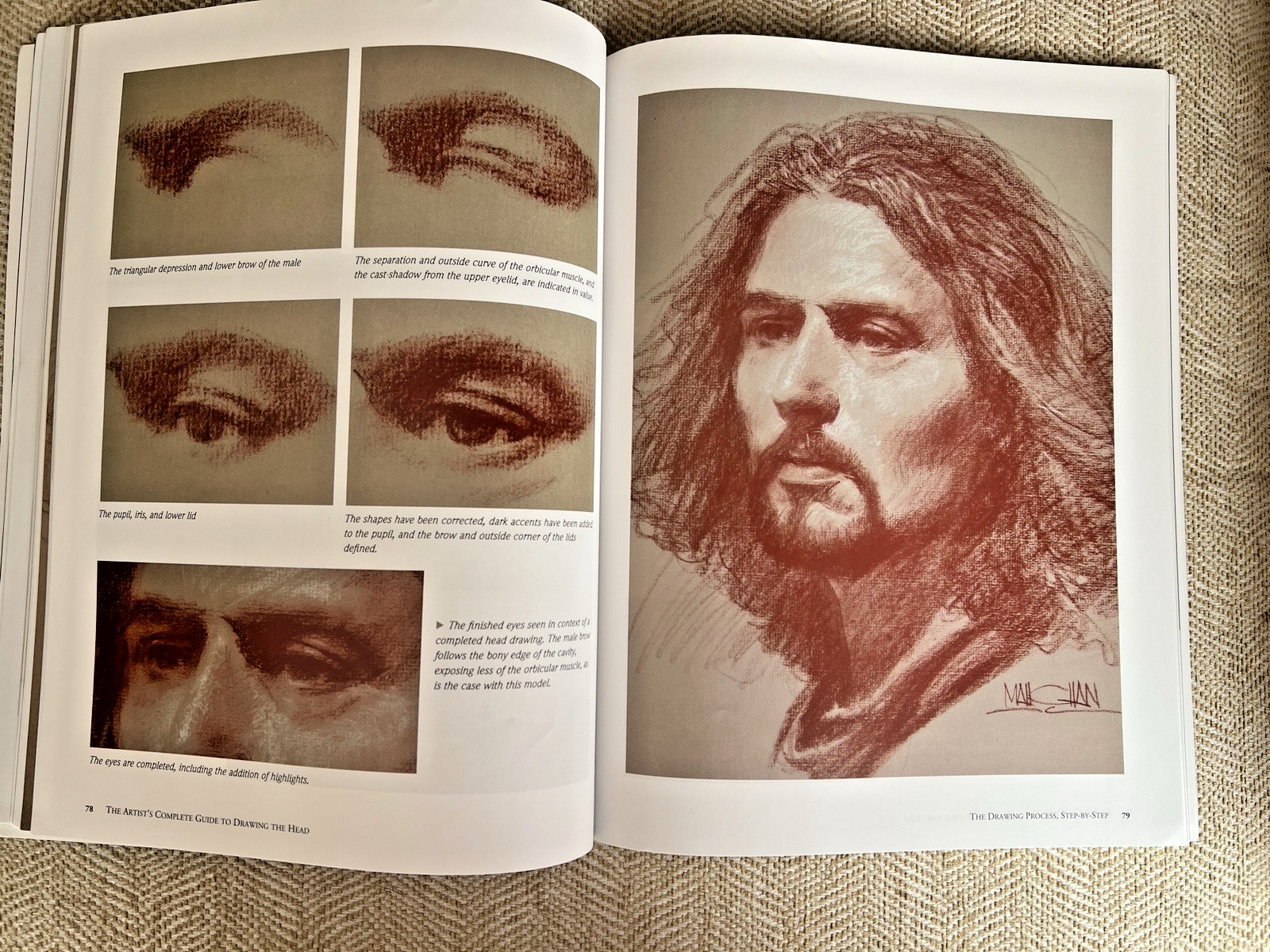 Artist’s Complete Guide to Drawing the Head William Maughan 2004 VG Art drawing