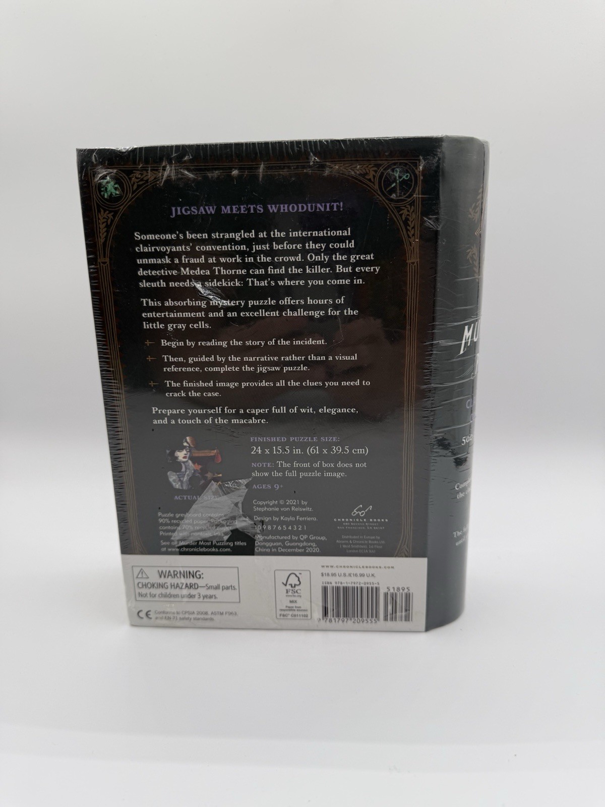 Murder Most Puzzling Jigsaw Puzzle Book – The Clairvoyants’ Convention 500p New