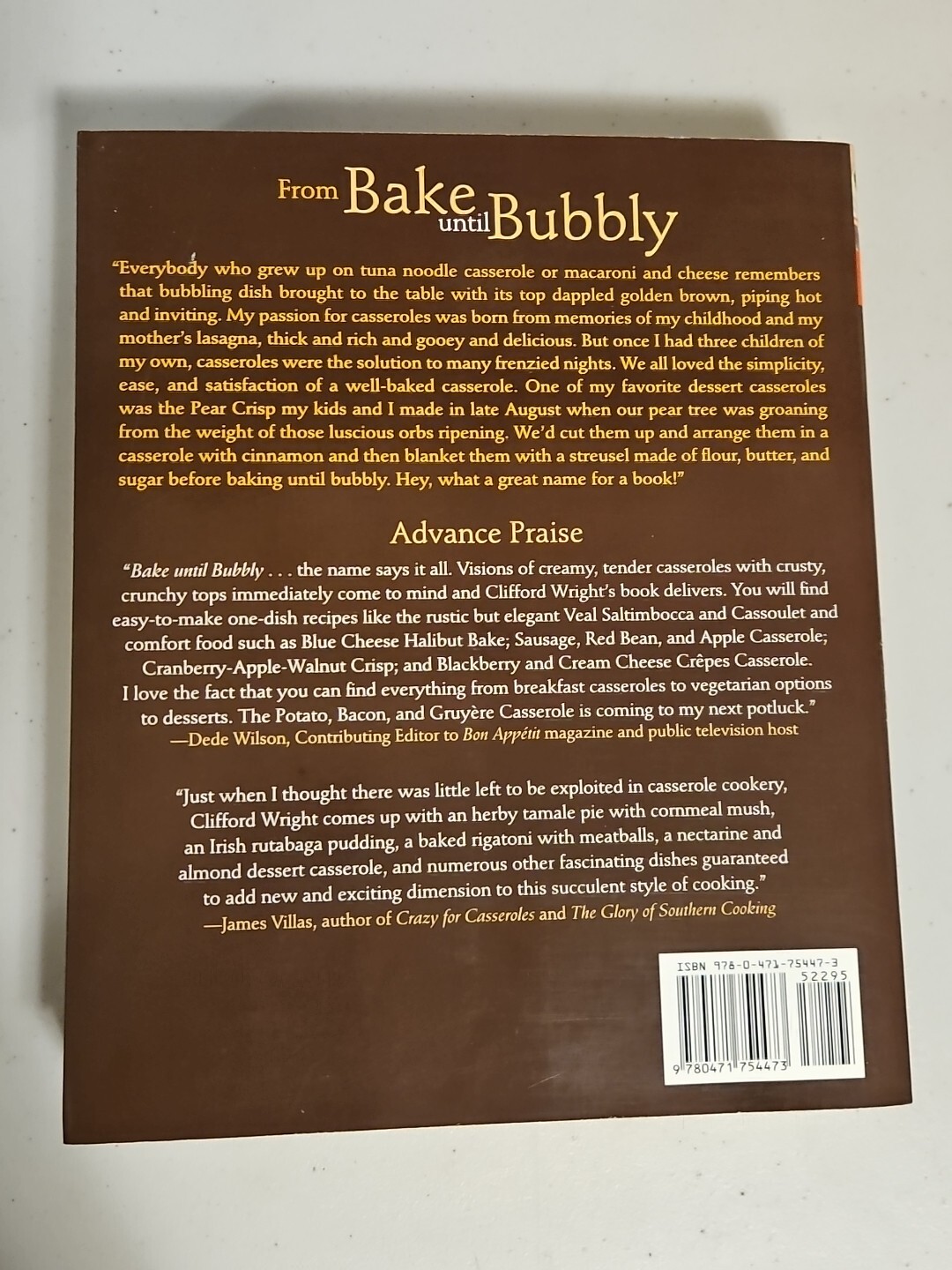 Bake Until Bubbly: The Ultimate Casserole Cookbook by Clifford A. Wright