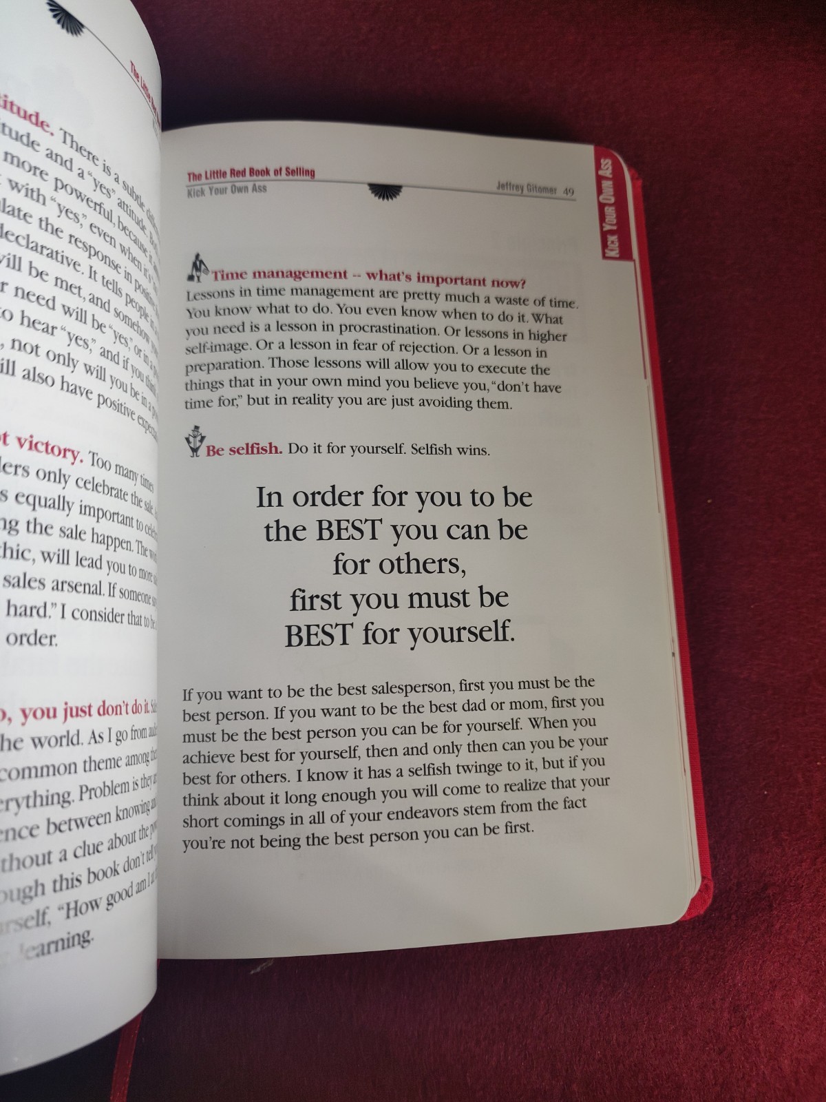 Jeffrey Gitomer Little Red Book of Selling Hardcover 2023 Sales Guide