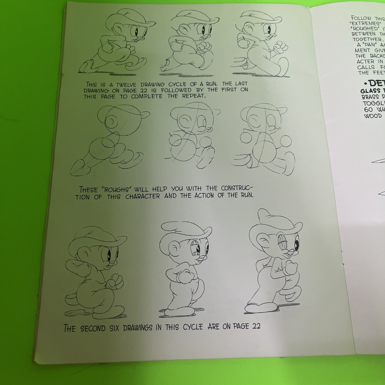 VINTAGE PRESTON BLAIR ART INSTRUCTION BOOK ANIMATED CARTOONS FOR THE BEGINNER VG